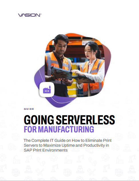GOING SERVERLESS FOR MANUFACTURING