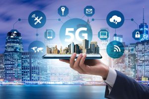Enterprise 5G network infrastructure deployment in a smart manufacturing facility with private 5G network coverage