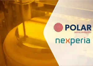 Semiconductor wafer manufacturing facility producing power MOSFET devices for AI servers and automotive electronics