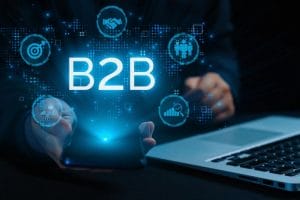 Wholesale retailers using B2B sourcing marketplace platform for inventory procurement