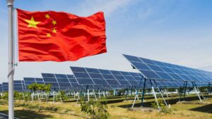 Utility-scale solar panels supplying renewable electricity to industrial customers in Shenzhen
