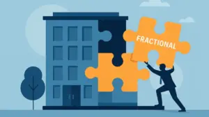 Fractional executive working on B2B marketing strategy and digital growth