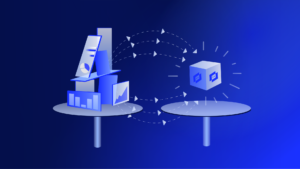 Business intelligence dashboard showing real-time telemetry data and analytics metrics for B2B operations