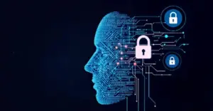 Illustration of AI model safety testing and regulatory oversight for frontier AI systems
