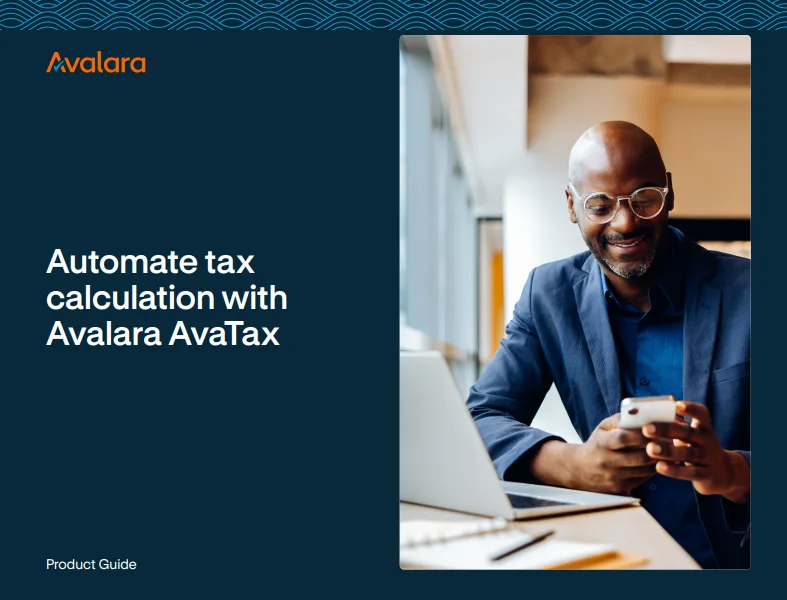 Automate tax calculation – AvaTax Product Guide