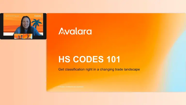 HS codes 101 webinar