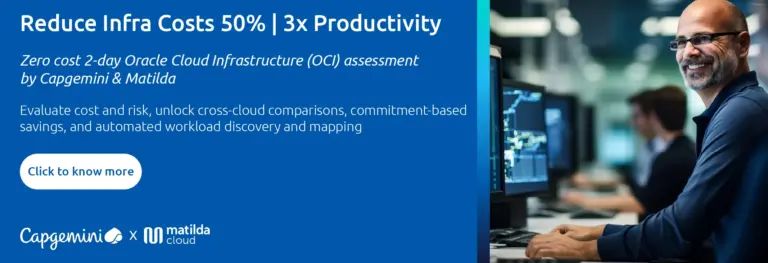 With OCI, cut infrastructure costs by up to 50%, unlock 3x productivity