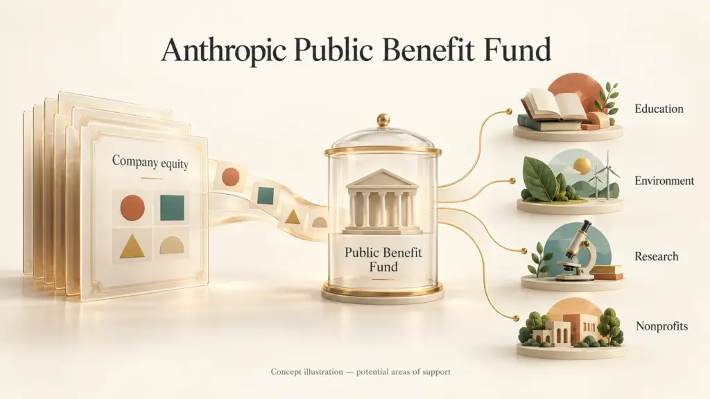 Anthropic Commits 5% of Shares to Public Benefit Fund