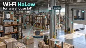 Wi-Fi HaLow in Industrial IoT: Solving Range and Battery Challenges in Warehouses