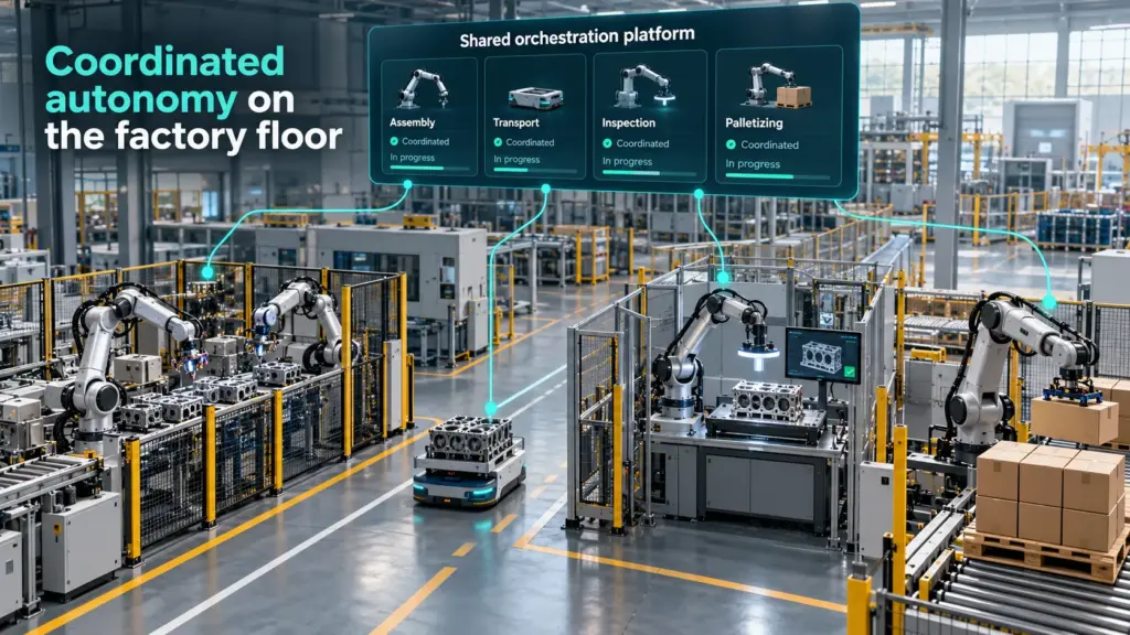 Physical AI in Manufacturing: Scaling Autonomous Robots Through Standardized Orchestration